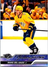 2023-24 Upper Deck Marc Del Gaizo Rookie #498 Nashville Predators