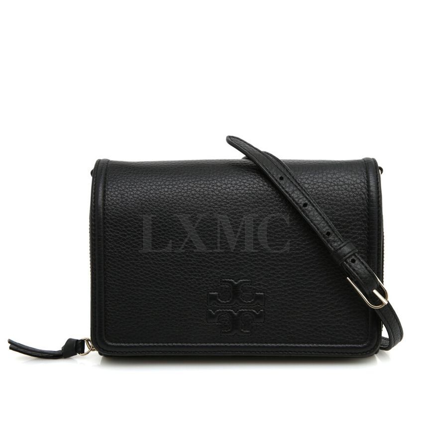 Wallet shoulder bag／ミニポーチ付／ブラック Tory Burch Mini Crossbody WOC Taylor Cross Zipper Shoulder