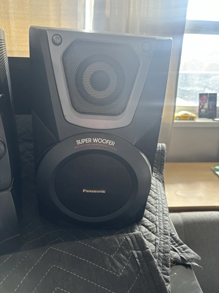 Panasonic Radio Stereo System Boombox SA-AK25 5 CD Changer dual Tape - Image 3 of 4