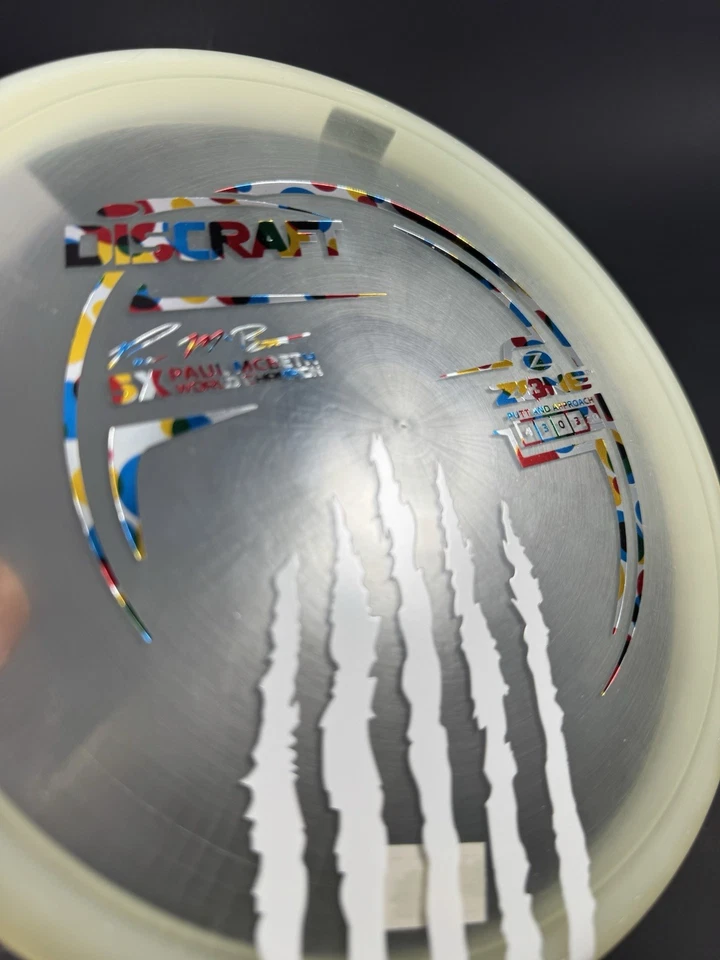 NEW Discraft Clear Z Zone 173-4g 5x Claws -Wonder Bread - Paul McBeth Rare 🔥 - Image 2 of 4