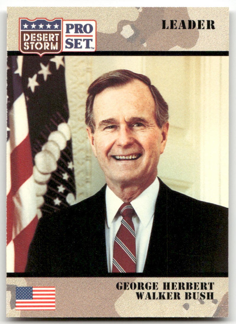 1991 Pro Set Desert Storm #79 George H.W. Bush
