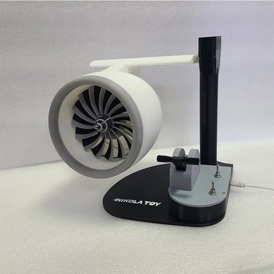 USB Desktop Turbofan Motor Lüfter Blaulicht Upgrade Version mit Luftbefeuchter