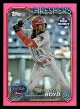Emaarion Boyd 2024 Topps Pro Debut #PD-2 Fuchsia Foil #031/199