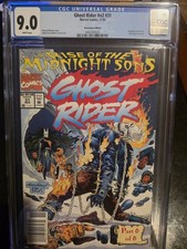 Ghost Rider #v2 #31 CGC 9.0 Newsstand Edition Rise Of The Midnight Sons Part 6/6