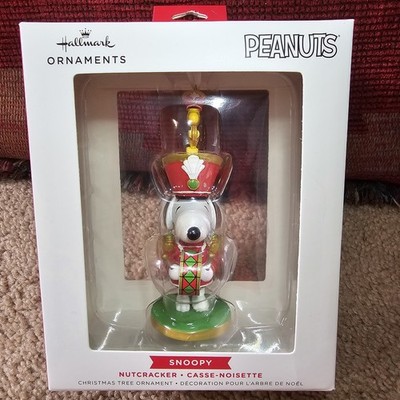 2025 Hallmark Peanuts SNOOPY & WOODSTOCK Nutcracker Christmas Ornament NEW +BOX