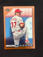 Kenny Rogers baseball cards variety choose your cards