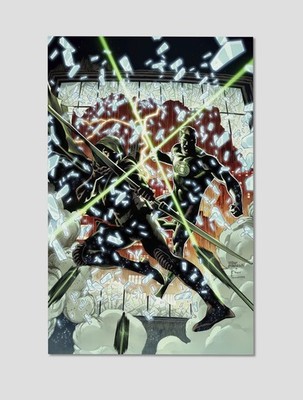 Green Lantern x Green Arrow Premium Giclee Print 11'' x 17'' DC Comics Wall Art