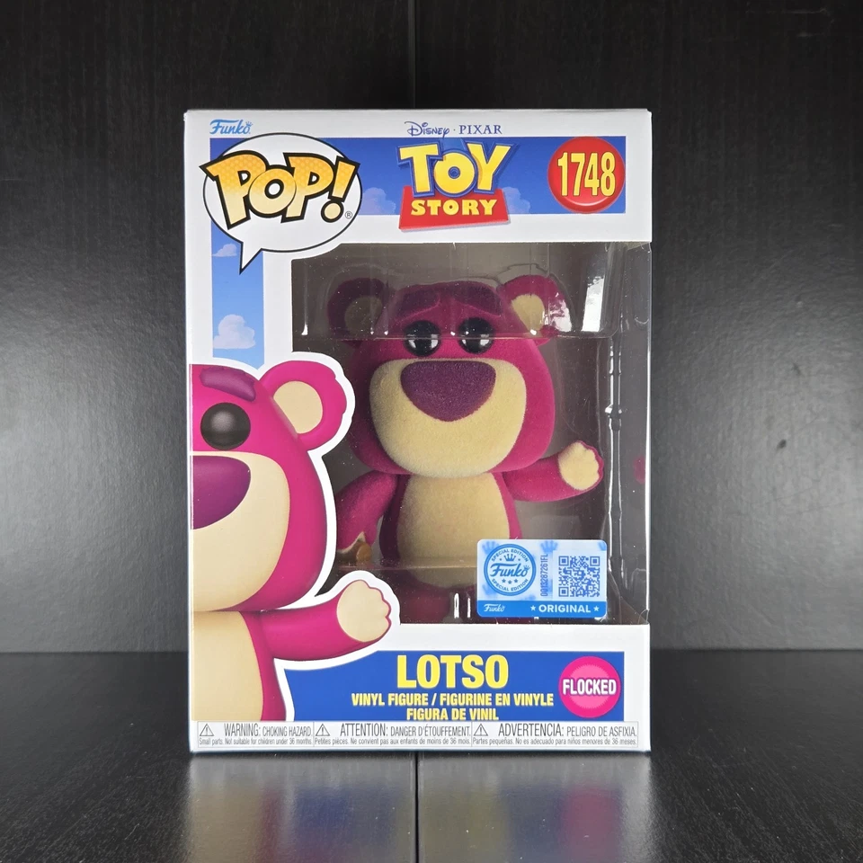 Funko Pop! Toy Story: Lotso (Flocked) #1748 Exclusive And Pop Protector - Image 1 of 1