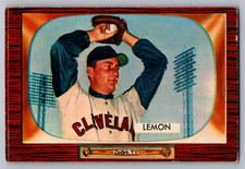 1955 BOWMAN #191 BOB LEMON CLEVELAND INDIANS