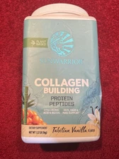 SunWarrior Collagen Building Protein Peptides Tahitian Vanilla 2.2lb Exp 10/26