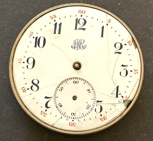 Antique 1913 Illinois Railroad Dispatcher 401 Pocket Watch Movement 12s 11j USA