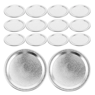 50 Pcs Couvercles De Bocaux En Joint Du Bocal Remplacement Verre - Photo 1/4