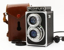  Exc 3 RICOHFLEX Model VI TLR Film Camera 80mm f/3.5 Lens  From Japan
