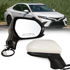 Right Passenger Side Mirror Fits 2018-2024 Toyota Camry with Power Glass without