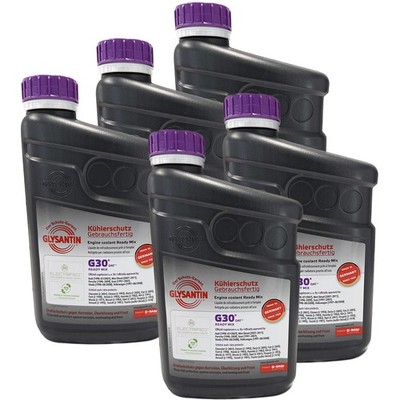 Glysantin G30 Kühlmittel Kühlerschutz Frostschutz 5x 1L G12 Plus Audi VW Seat