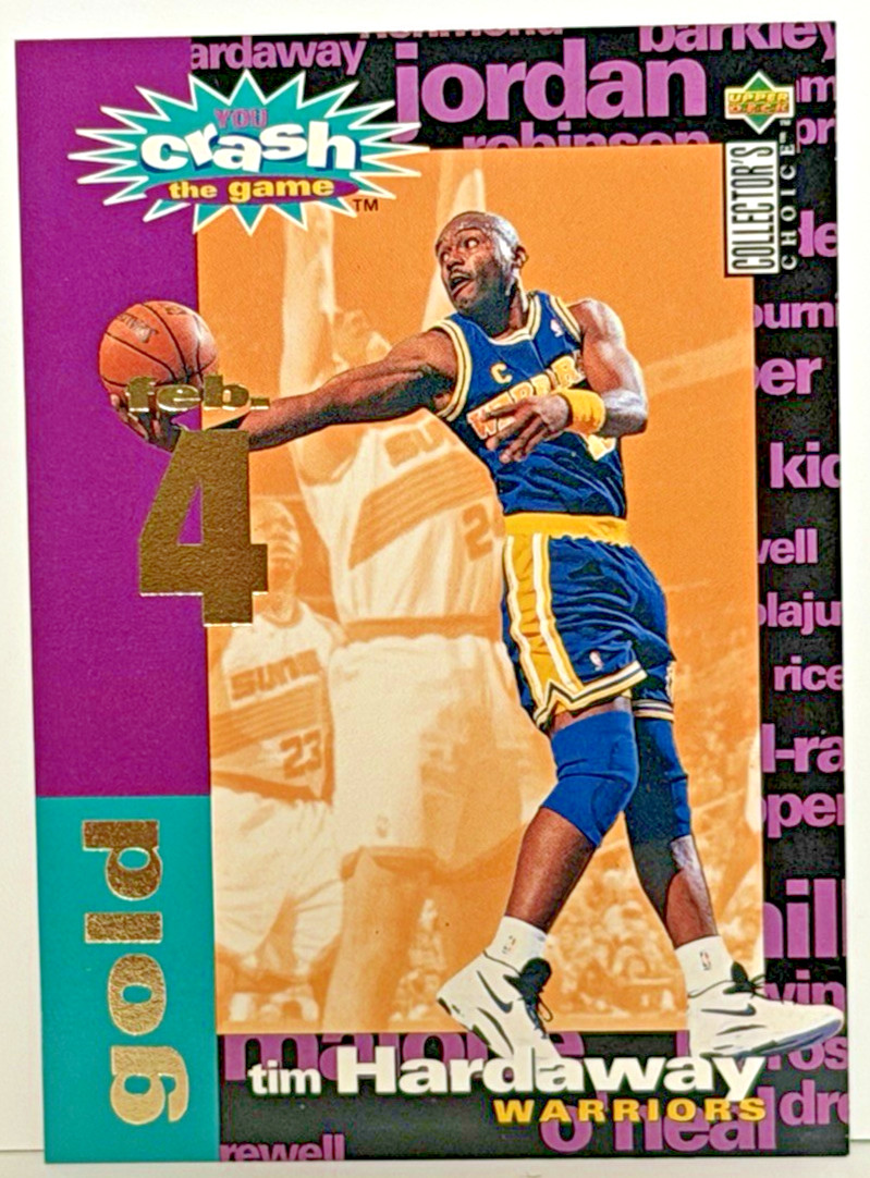 1995-96 UD Collector's Choice Tim Hardaway You Crash the Game Gold C2 Redemption