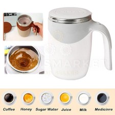 Automatic Self Mixing Magnetic Stainless Steel Coffee Cup Milk Self Stirring Mug