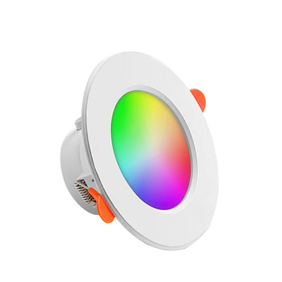 1-10PCS LED Downlight Dimmable Tuya Intelligent Graffiti Control Voice APP RGB C