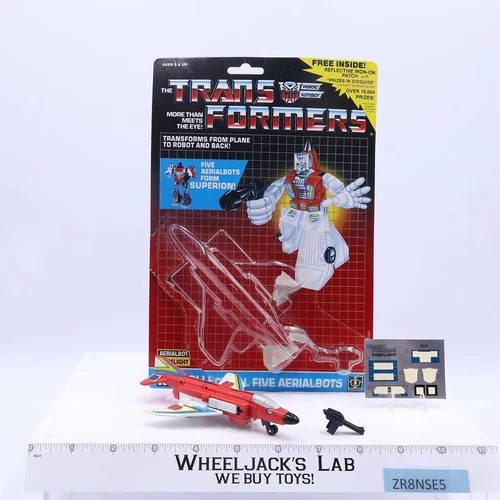 Fireflight 100% Complete W/CARDBACK & BUBBLE 1986 G1 Transformers Vintage NM