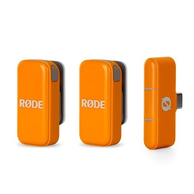 Rode Wireless Micro Drahtloses Mikrofon-System USB-C für Smartphones Orange