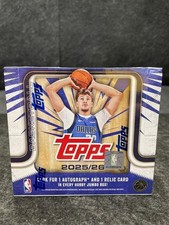 2025-26 Topps Basketball Hobby Jumbo Box -10 Packs, Sealed Box is Worn