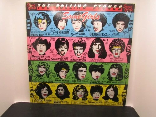 THE ROLLING STONES Some Girls 1st Press UNCENSORED Cover VINYL LP Import GERMAN
