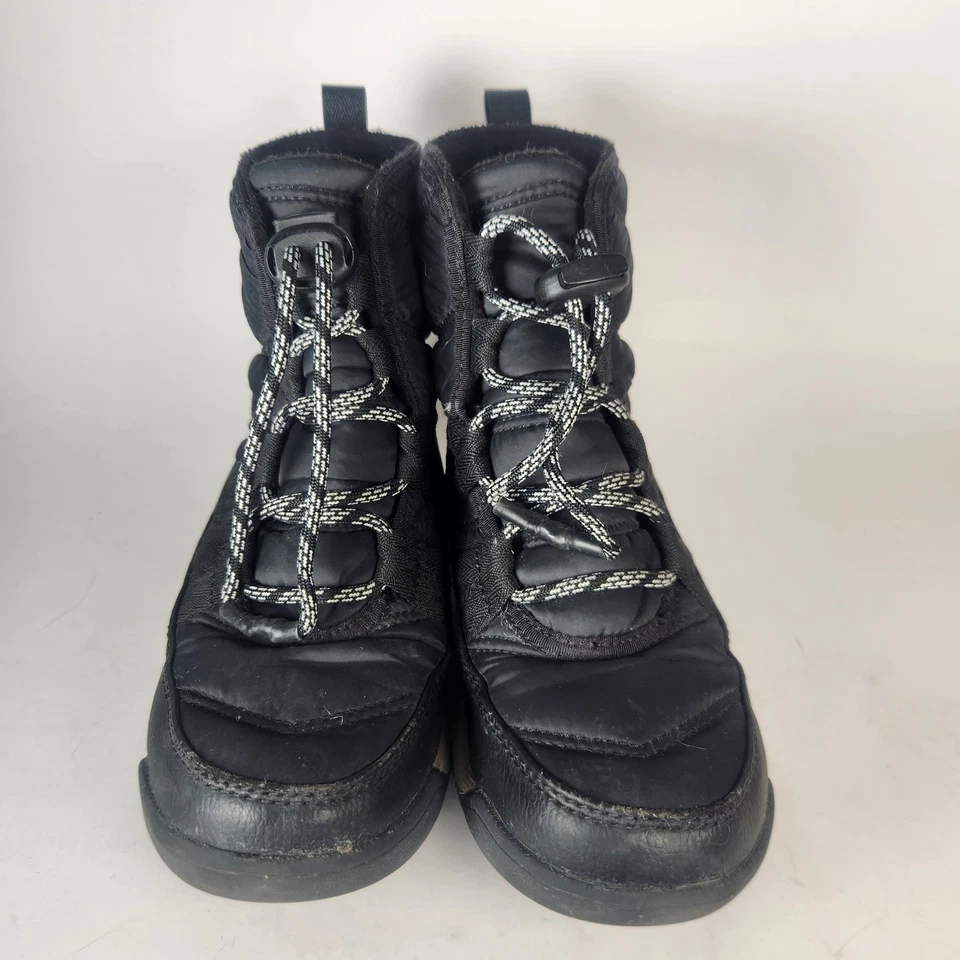 Bota SOREL Kids Whitney II Talla 1 EU 32 Negra Impermeable Imitación Piel Invierno Nieve Foto 3 de 4