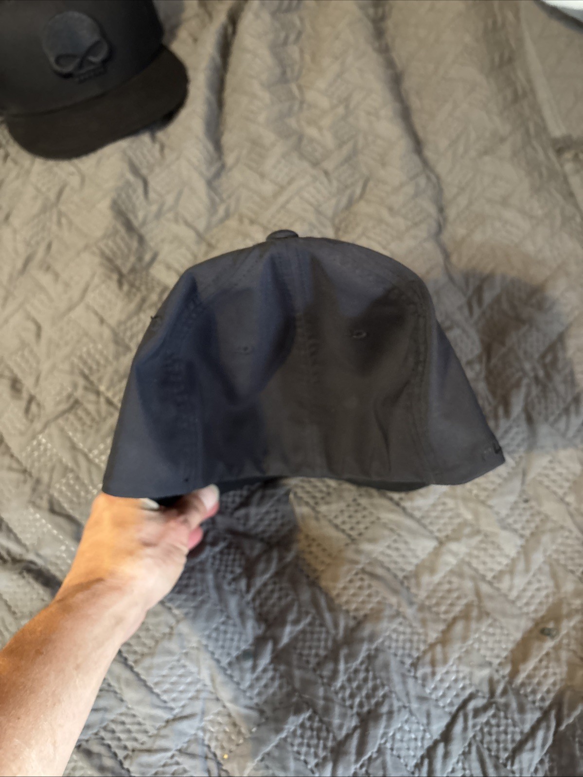 Black Quick Silver Hat Flex Fit - image 3