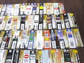 Sega Saturn Spine Cards Only Lot 106 SS Obi Paper Inserts Rare Japan JP