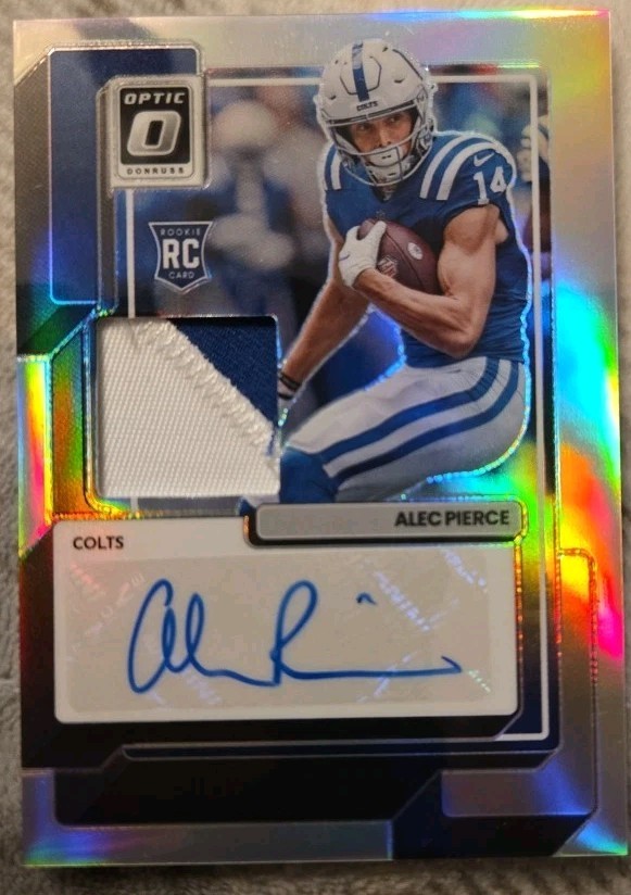 Alec Pierce Panini Donruss Optic Rookie Patch Autographs #RPAAP Base