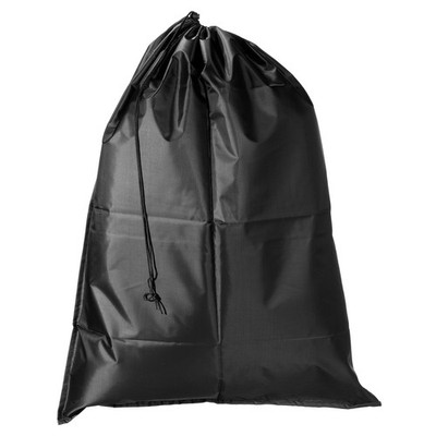 31.5'' Height Clothes Storage Drawstring Bag for Camping, Black