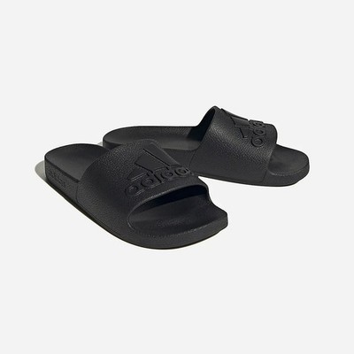 Adilette Aqua Herren Stollenschuhe Schwarz