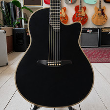 1990s Alvarez Yairi DY88BK Electro Acoustic MIJ Ebony Fingerboard - Gloss Black