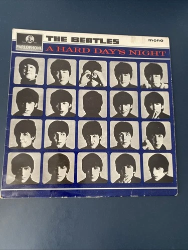 The Beatles- A Hard Days Night LP - Mono PMC 1230 - XEX 3N / 3N Clean Audio