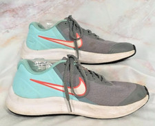 Nike Running Shoes Big Kids Youth 5.5Y Womens 7 Star Runner 3 Gray Blue Sneakers