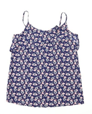 Blaues Basic-T-Shirt Damen UK-Größe 8 von Pep & Co