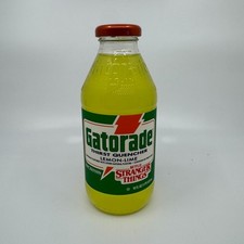 Gatorade Stranger Things Lemon Lime Glass Bottle Limited Collector 16oz Unopened