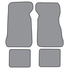 Floor Mats For 1980-1982 Ford Thunderbird Fm217f Fm18r Cutpile 4pc