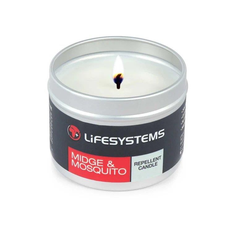 Lifesystems EcoFriendly Midge & Mosquito Repellent Candle Plant Based Wax Candle
