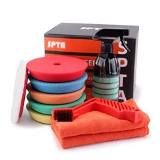  Polishing Pads, 5Pc 5 Inch 125mm Orbital Buffer Polisher Pads 5inch (125mm)