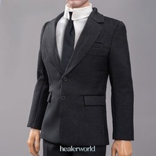 Figura de acción 12" escala 1/6 traje de soldado camisa pantalones corbata ropa para hombre regalo