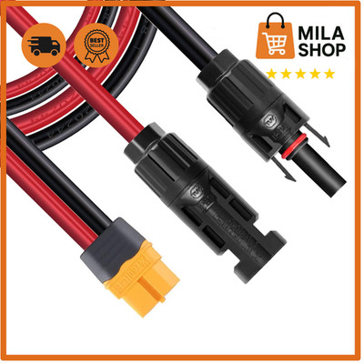 Solarstecker XT60 Adapter 12 Awg 60 cm kompatibel Ecoflow Delta River Max Power