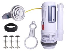 2-Inch Toilet Flush Valve Dual Flush Valve with Push Button Converter Toilet ...