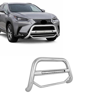 Black Horse Max Beacon Bull Bar No skid plate SS fit 2015-2021 Lexus NX300H