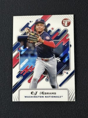 2025 Topps Pristine CJ ABRAMS Base #208 Washington Nationals