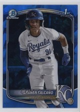 2025 Bowman Chrome Sapphire Edition Prospects Warren Calcaño #BCP-185 1oc2