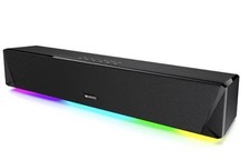 RGB Bluetooth Soundbar For Computer, Gaming, AUX Capable