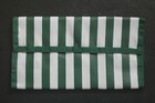 Dark Green Stripe Coupon Pouch Holder