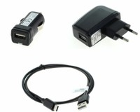 3In1 Set FüR Huawei P40 Usb Kfz Kabel LadegeräT Adapter Datenkabel