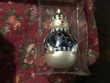 Dallas Cowboysblown glass ornament. in original packaging